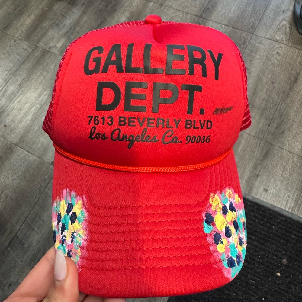 Gallery Dept Red Hat with Colorful Details